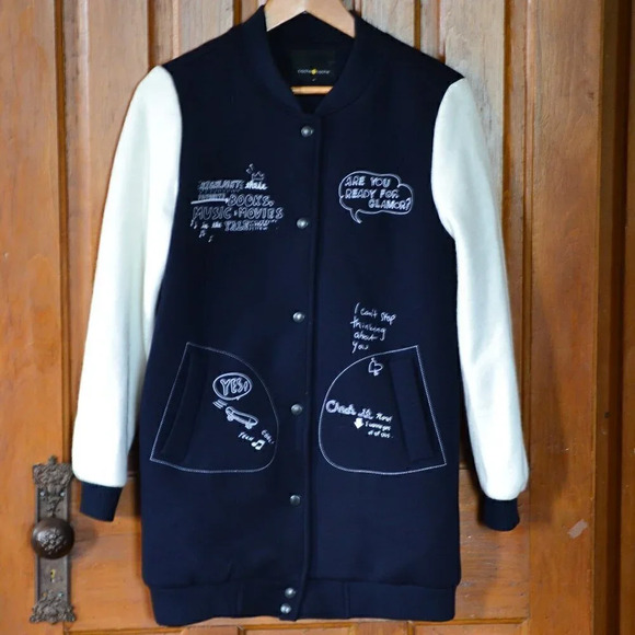 CACHE CACHE Conversation  Varsity Coat - Picture 1 of 14